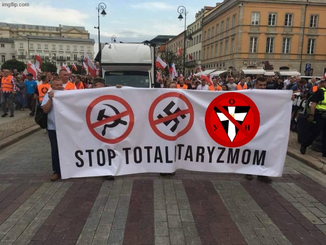 polish anti banderite, anti nazi and anti soviet | image tagged in poland,communism,nazi,fascist,communists,polish | made w/ Imgflip meme maker