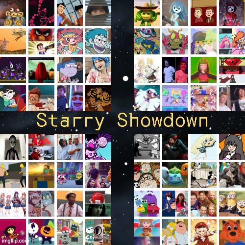 Welcome to Starry Showdown | image tagged in crossover,crossover memes,tournament,stars | made w/ Imgflip meme maker