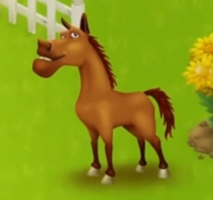 hayday horse Blank Meme Template