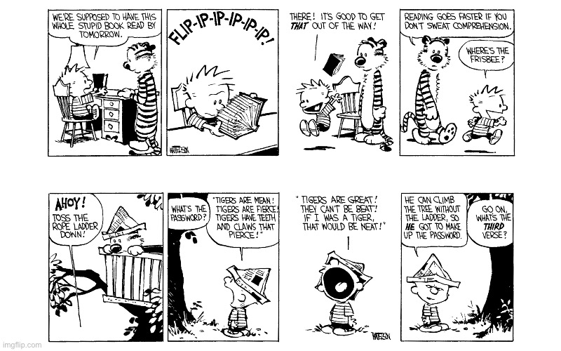 image tagged in calvin and hobbes,comics | made w/ Imgflip meme maker