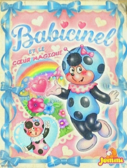 Babicinel blue ladybug  love bug character from Cococinel TV series 1992 | image tagged in cococinel | made w/ Imgflip meme maker