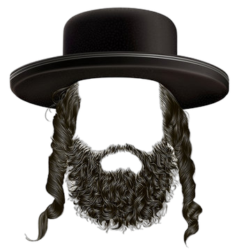 Orthodox Jewish Headwear Blank Meme Template