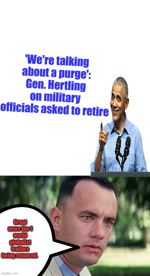 Bring back the military firing squad | 'We're talking about a purge': Gen. Hertling on military officials asked to retire; Great news the 1 world globalist traitors being removed. | image tagged in memes,blank transparent square,and just like that | made w/ Imgflip meme maker