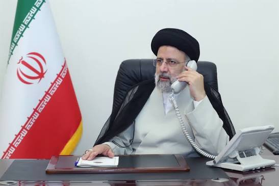 Iran leader on phone Blank Meme Template