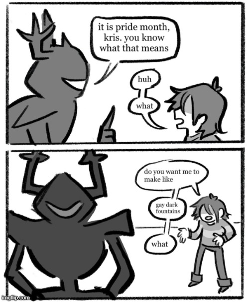 Kris doesn't know what Pride Month is | made w/ Imgflip meme maker