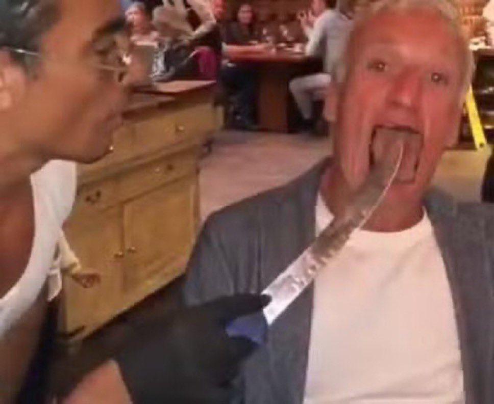 Didiers Deschamps Knife Blank Meme Template