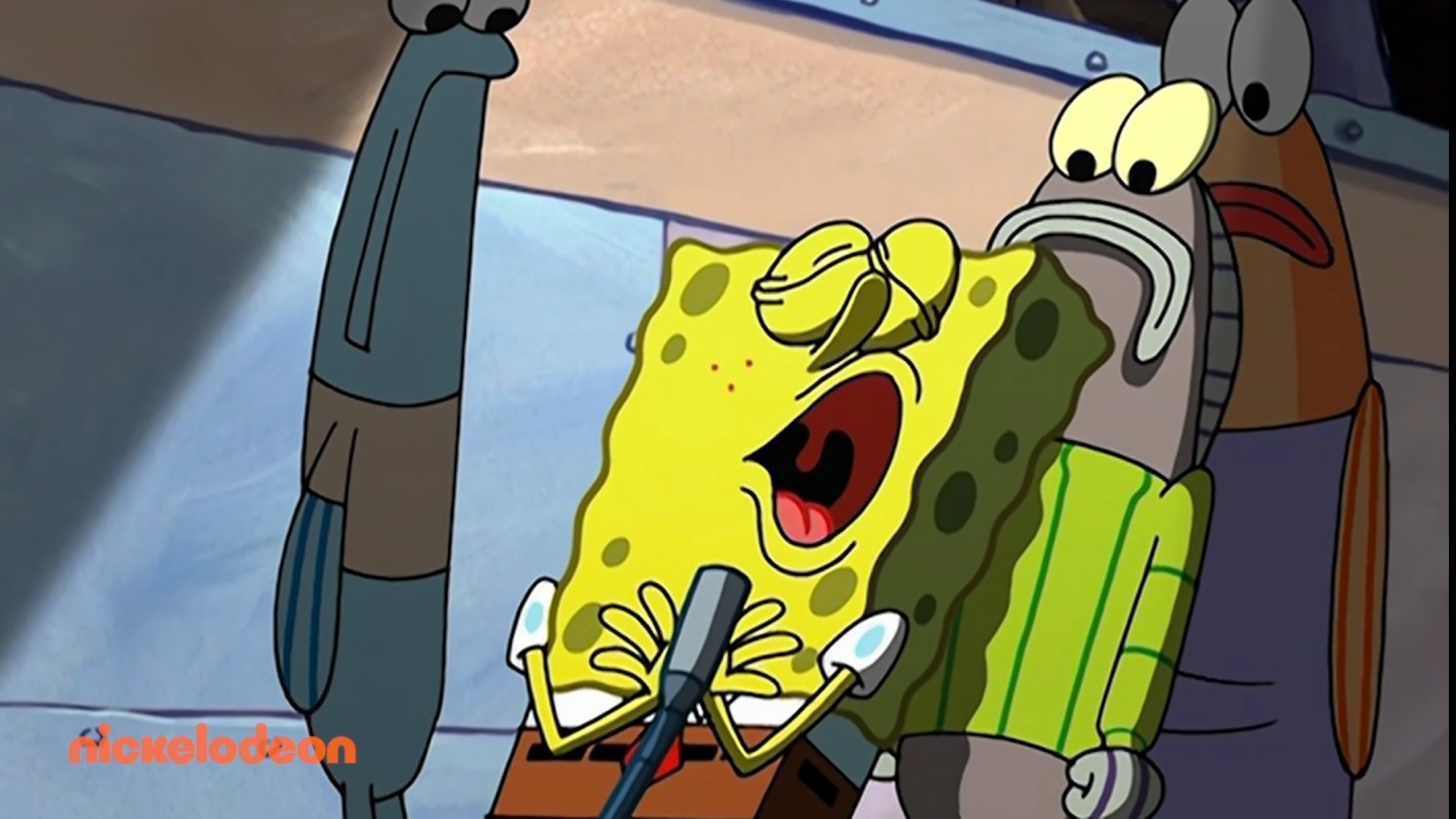 SpongeBob Turtleneck Blank Meme Template