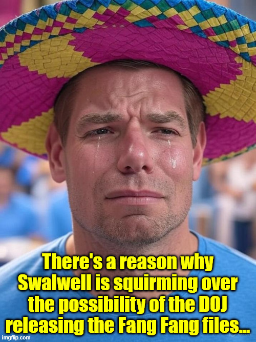 Release the files | image tagged in fang fang,release the files,swalwell | made w/ Imgflip meme maker