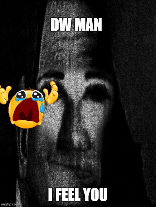 i feel you bro | dw man; i feel you | image tagged in mibu | made w/ Imgflip meme maker