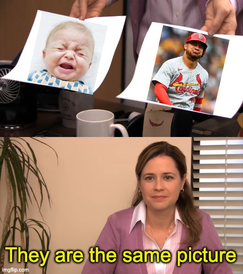 Willson Contreras Baby | They are the same picture | image tagged in they're the same picture clean | made w/ Imgflip meme maker