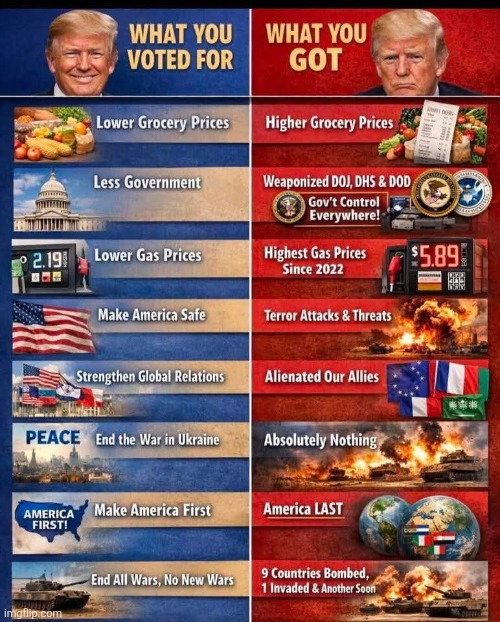 What they voted for | image tagged in iran,donald trump,trump,maga,middle east,trump sucks | made w/ Imgflip meme maker