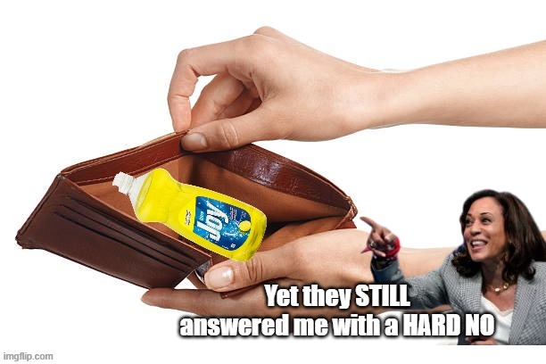 Yet they STILL answered me with a HARD NO | made w/ Imgflip meme maker