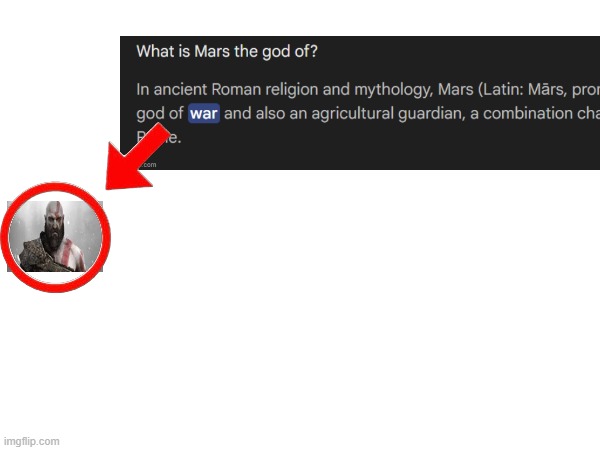 am i not wrong tho (I know I did a horrendous job at making it) | image tagged in god of war | made w/ Imgflip meme maker