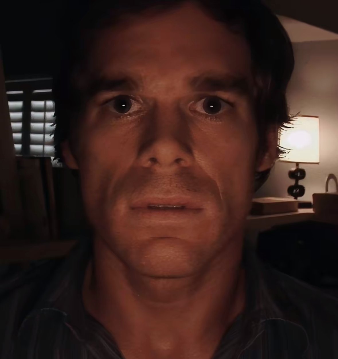 dexter reaction image Blank Meme Template