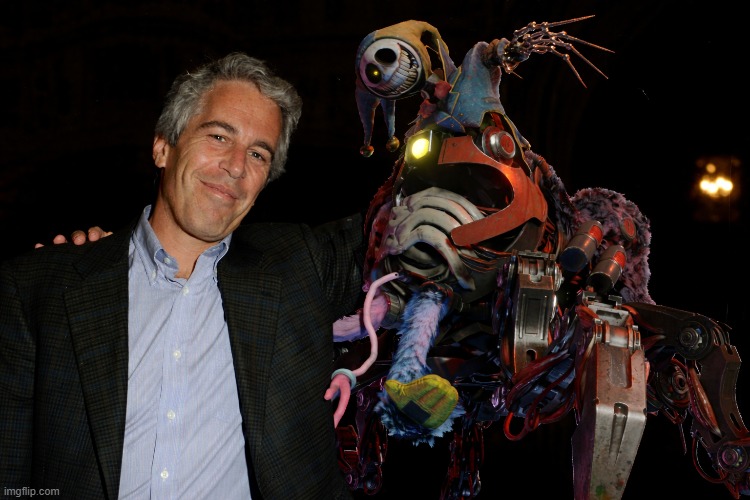 Prototype | image tagged in poppy,poppy playtime,huggy wuggy,prototype,jeffrey epstein,epstein | made w/ Imgflip meme maker