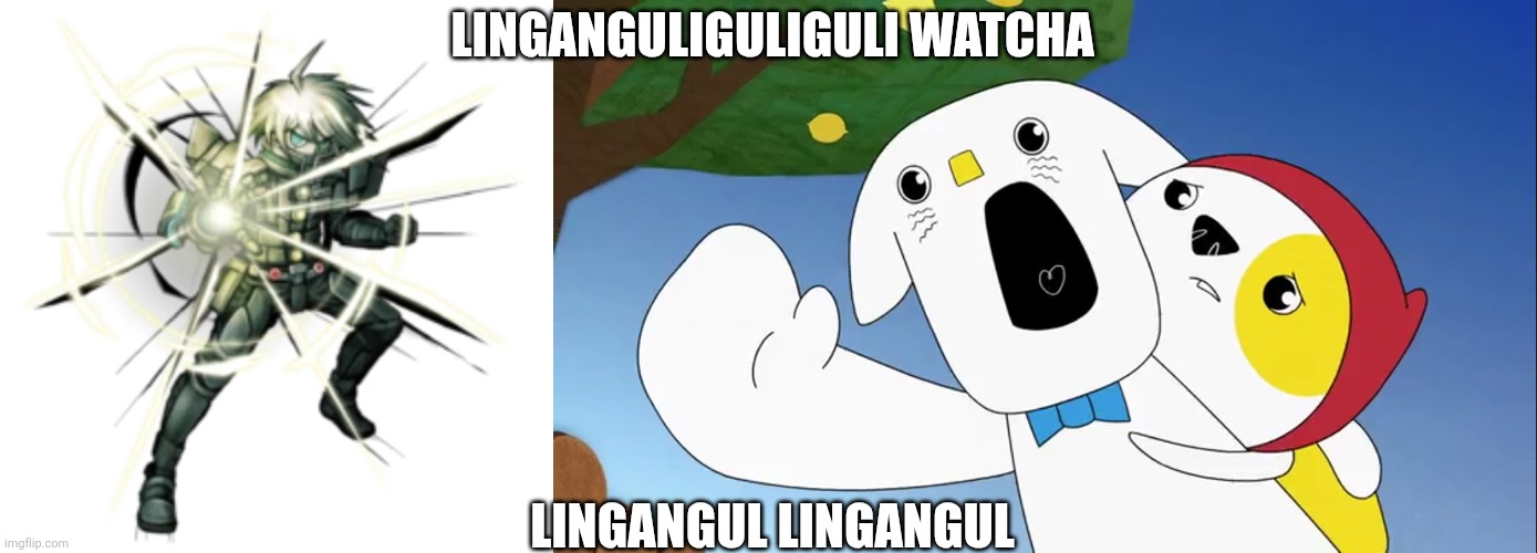 ONLY IN OHIO!!!! | Linganguliguliguli watcha; Lingangul lingangul | image tagged in k1b0 has a gun now i guess,liddo screams | made w/ Imgflip meme maker