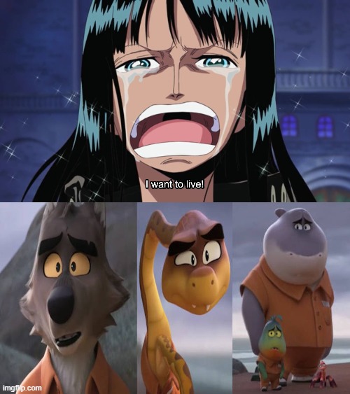the bad guys feel bad for nico robin | image tagged in the bad guys feel bad for who,anime,anime meme,one piece,crossover memes,nico robin | made w/ Imgflip meme maker