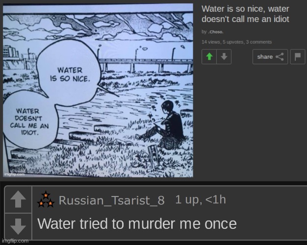 Totally not my fault for letting go of an inflatable where the water was 10 feet deep back in elementary school | made w/ Imgflip meme maker