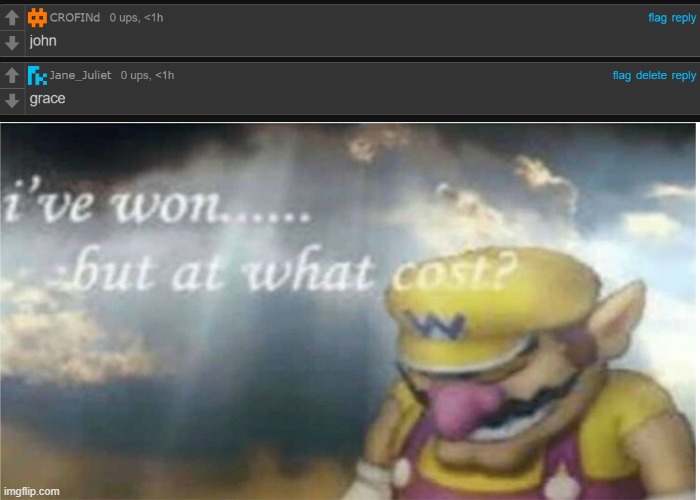 image tagged in i won but at what cost | made w/ Imgflip meme maker