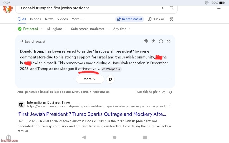 First Jewish President | image tagged in first jewish president | made w/ Imgflip meme maker