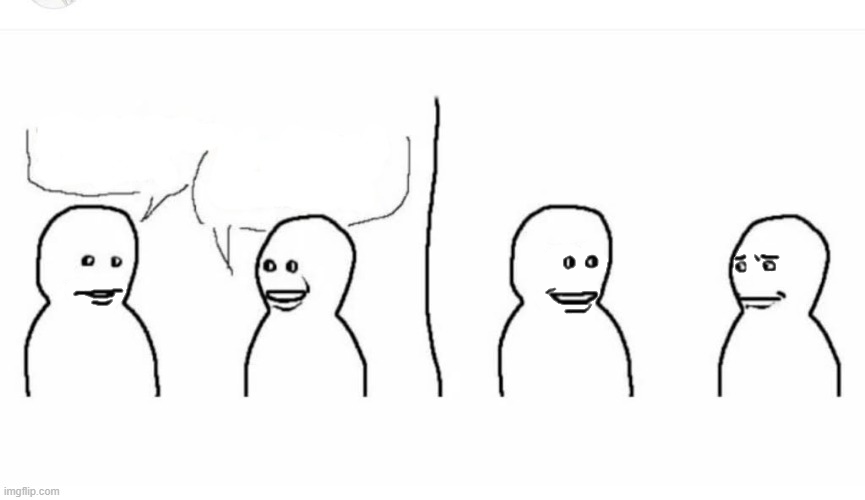 the mocking takes a turn Blank Meme Template