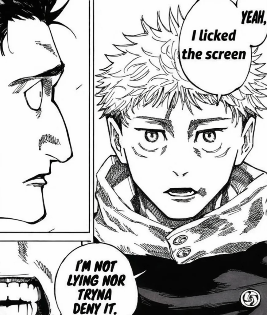 yeah I licked the screen Blank Meme Template