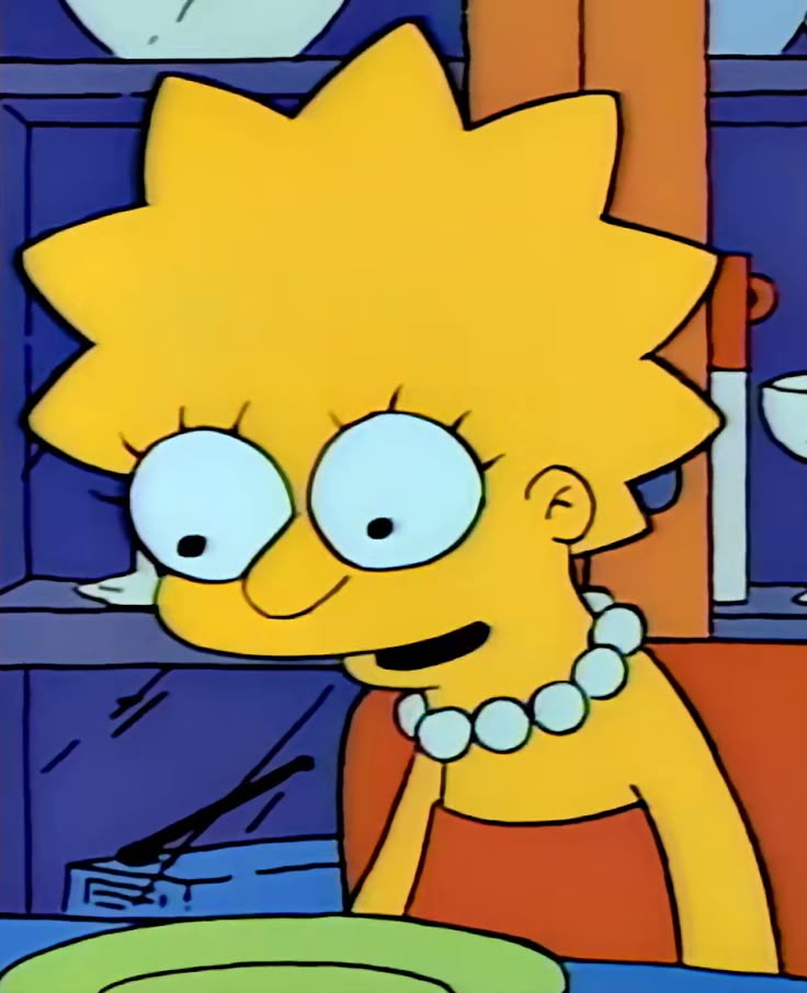 Lisa blanky staring Blank Meme Template