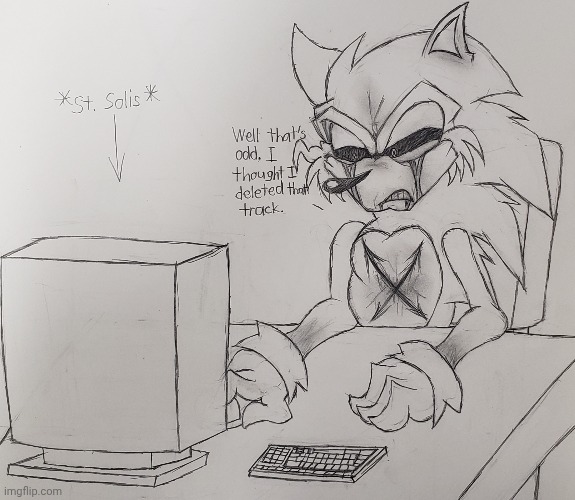 Warm-up doodle after a vacation | image tagged in sonic exe,exe,drawing | made w/ Imgflip meme maker