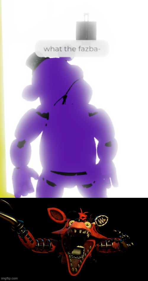 image tagged in withered foxy jumpscare | made w/ Imgflip meme maker