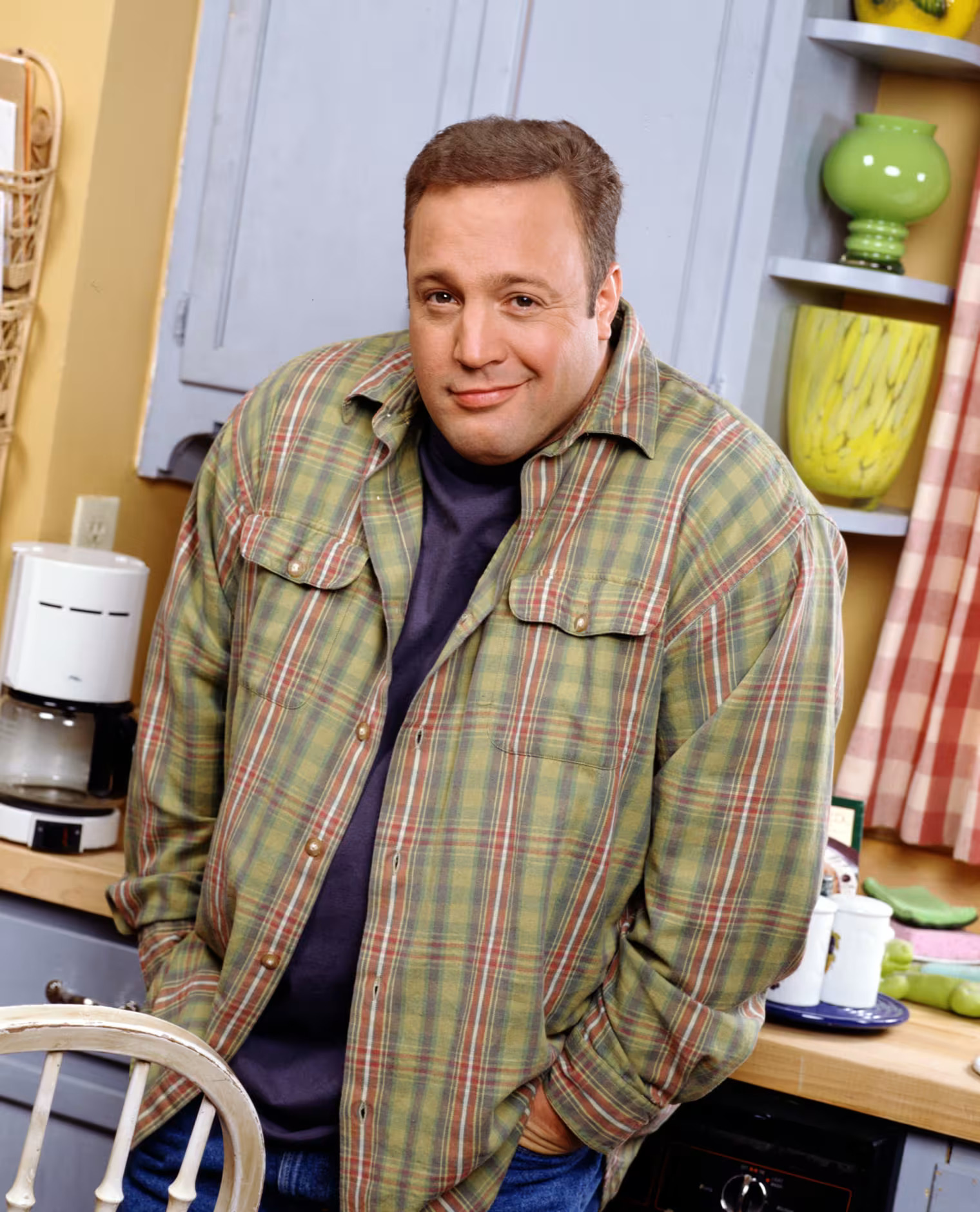 Kevin James chill guy Blank Meme Template