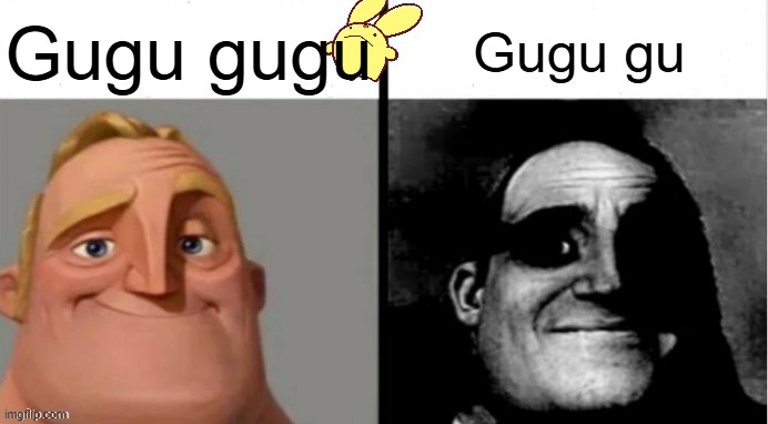 People Who Don't Know vs. People Who Know | Gugu gugu; Gugu gu | image tagged in people who don't know vs people who know | made w/ Imgflip meme maker