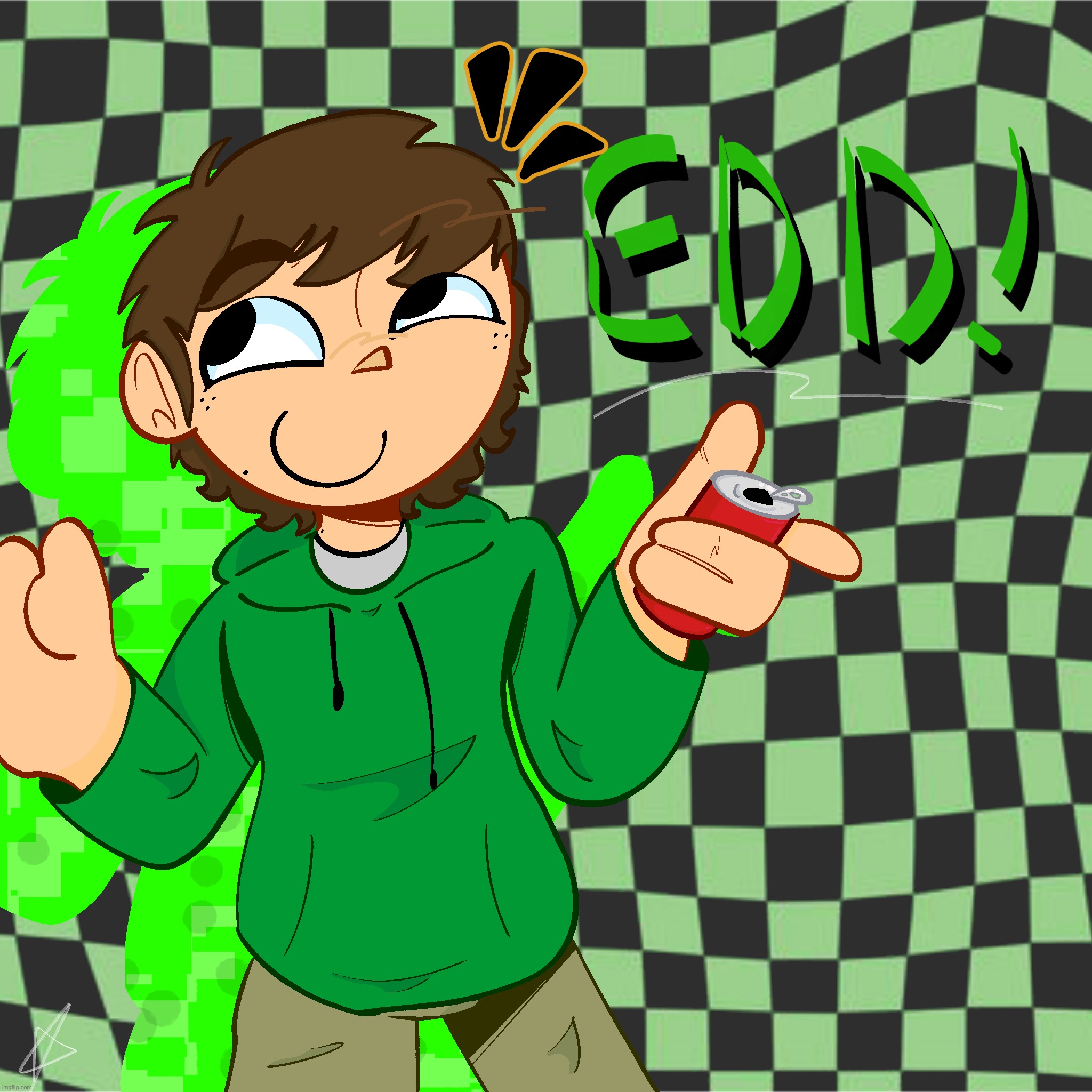Long time no see guys lmao | image tagged in eddsworld,ed eddsworld,fanart,art | made w/ Imgflip meme maker