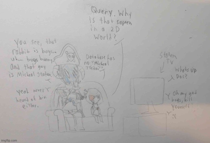 This is what happens in space jam right? I don't remember | made w/ Imgflip meme maker