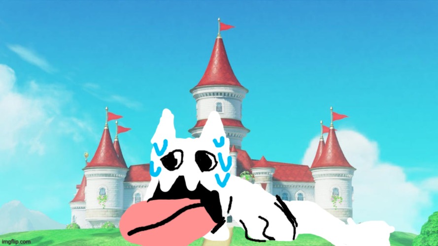 Imma tired | image tagged in princess peach's castle | made w/ Imgflip meme maker