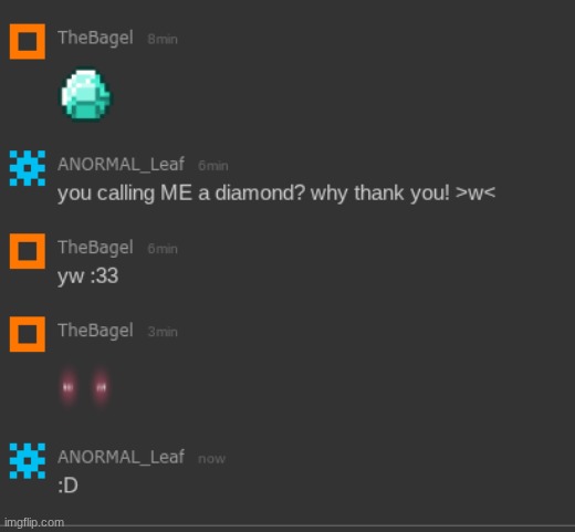 Is this a sign? | image tagged in leaf x bagel | made w/ Imgflip meme maker