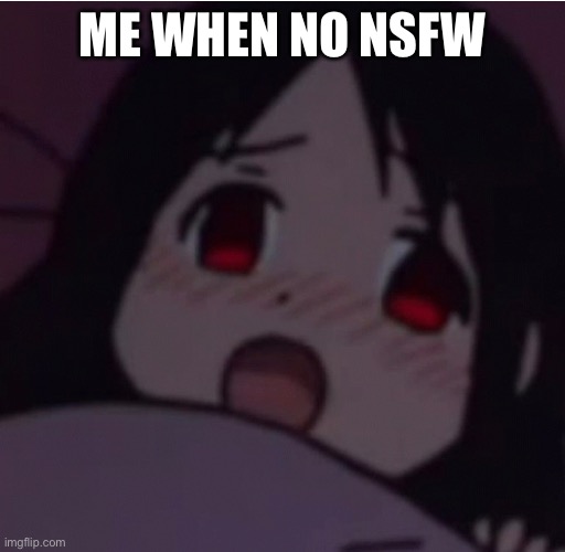 Me when no NSFW | made w/ Imgflip meme maker