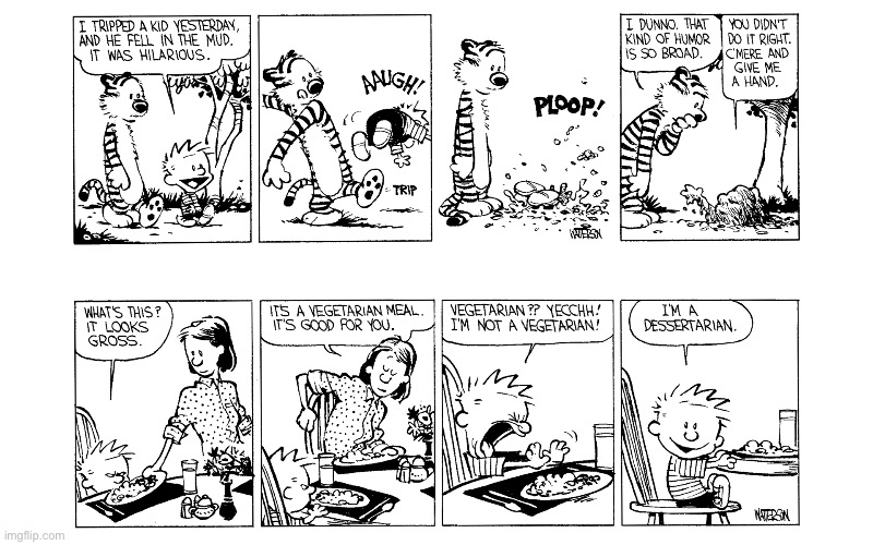 image tagged in calvin and hobbes,comics | made w/ Imgflip meme maker