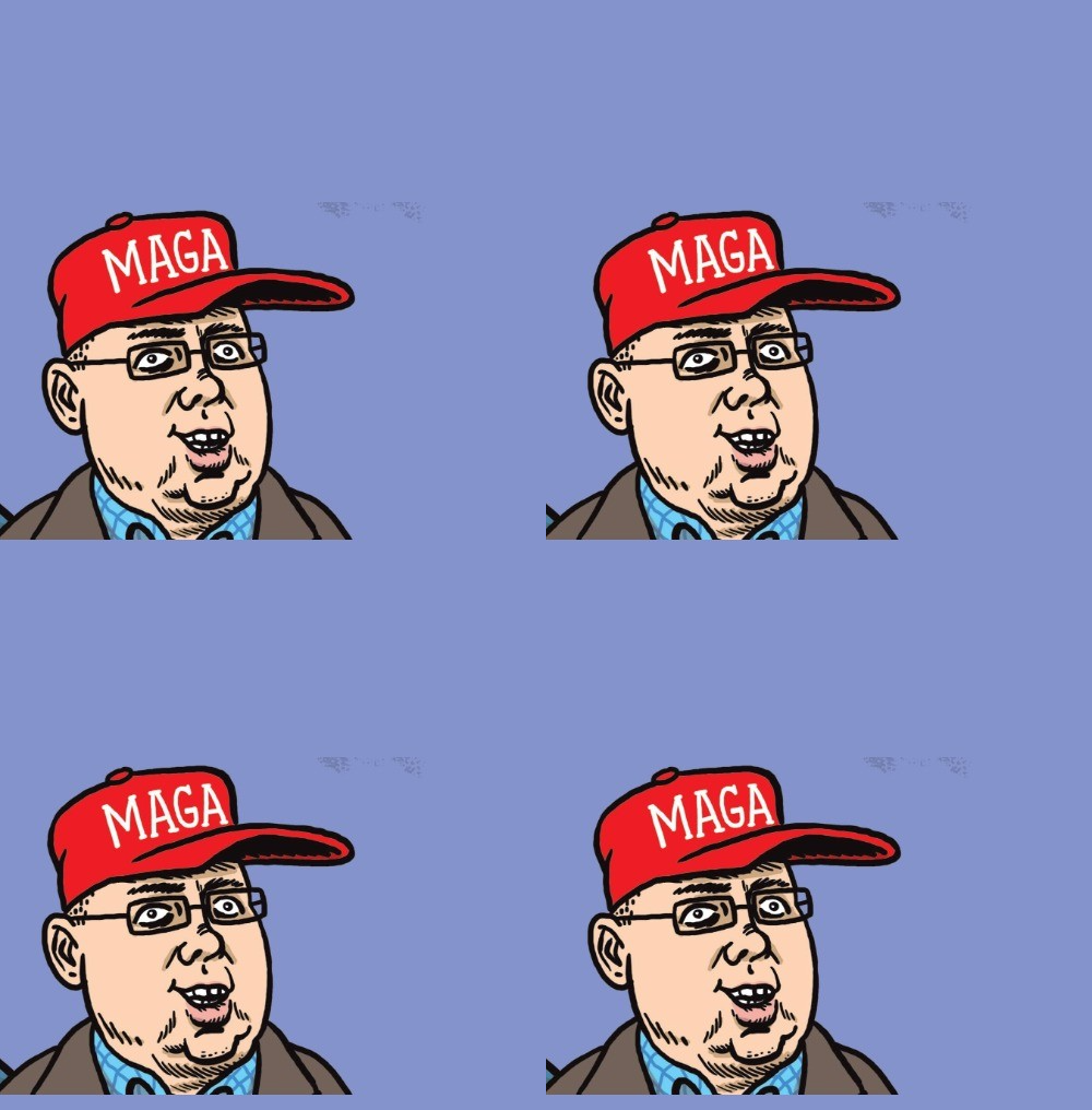 Maga cartoon meme Blank Meme Template