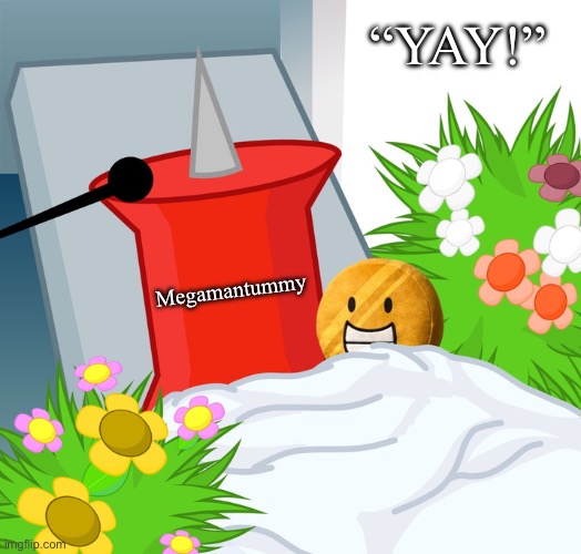 No limbs pin | “YAY!”; Megamantummy | made w/ Imgflip meme maker