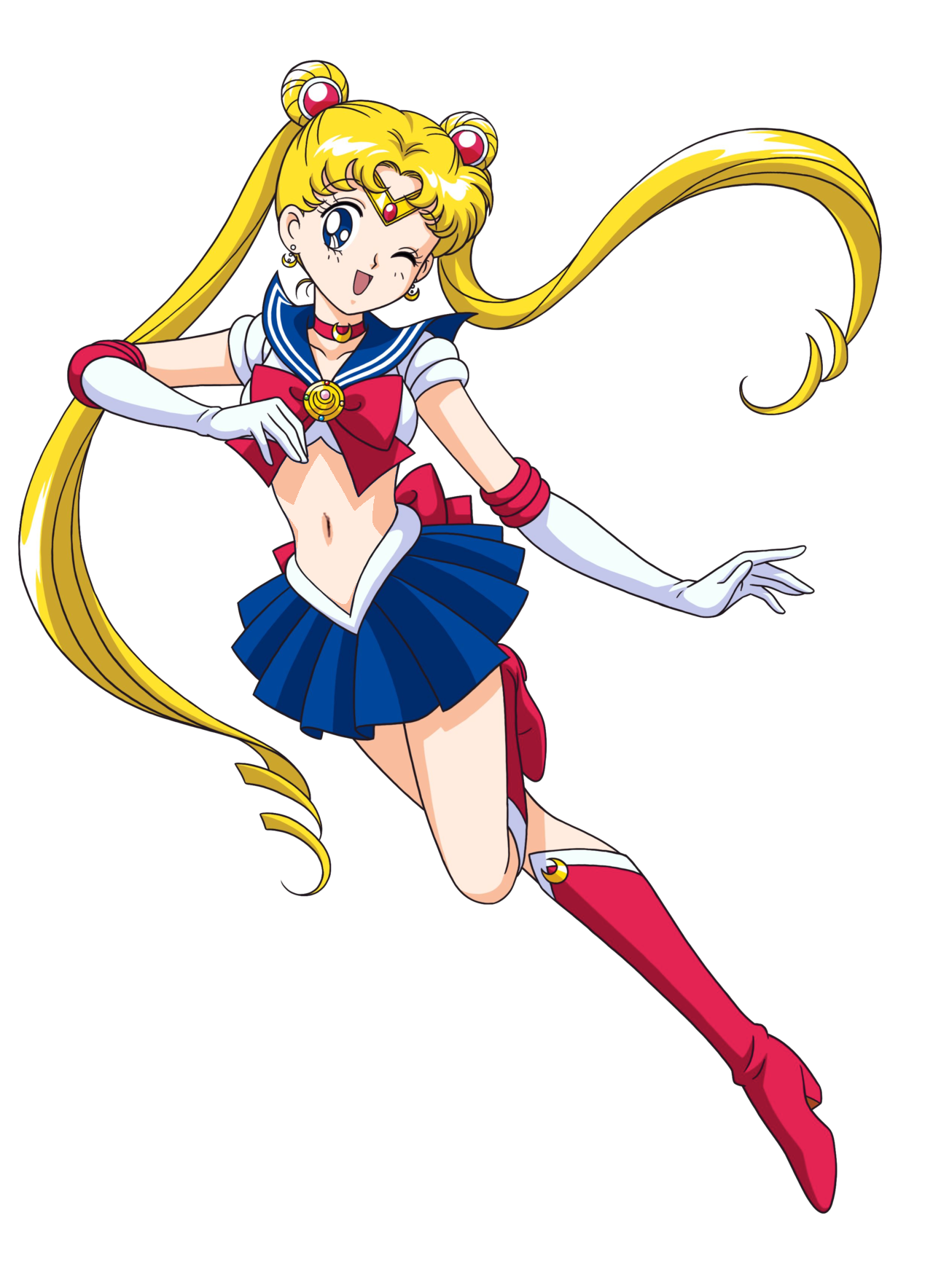 Sailor Moon Season 1 Belly Blank Meme Template