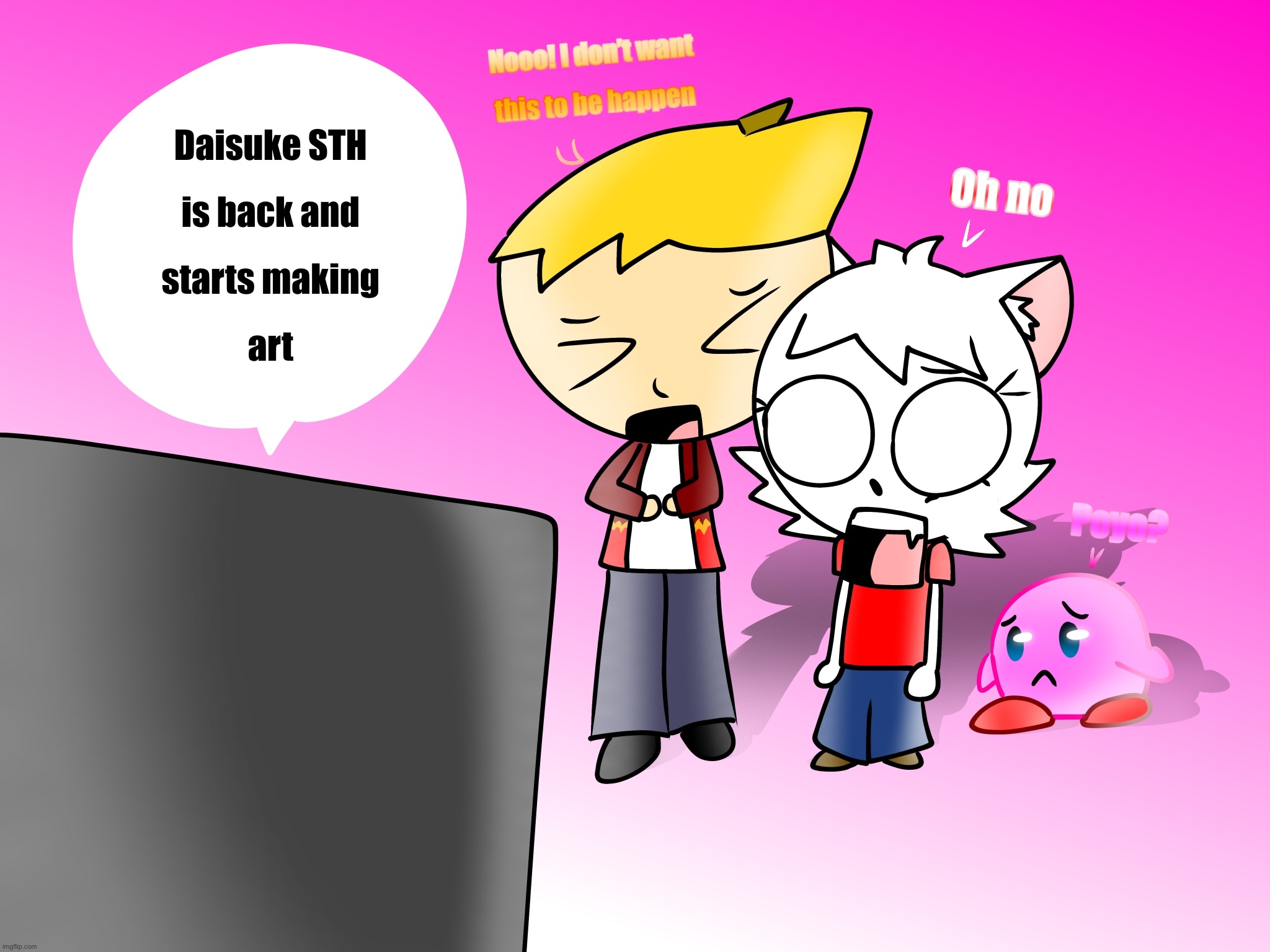 What if Daisuke STH returns | image tagged in art,reaction,repost,memes | made w/ Imgflip meme maker