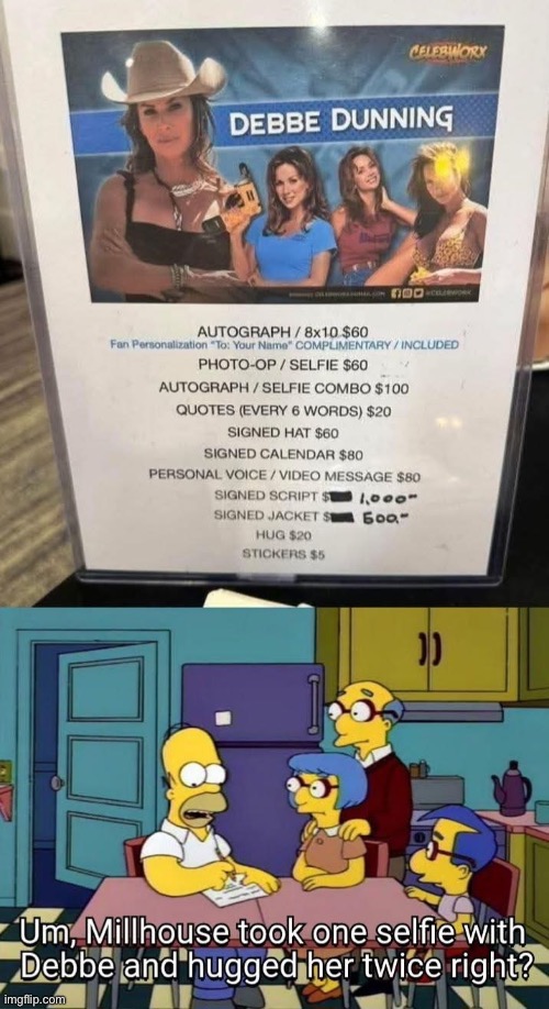 Had to Steal This | image tagged in comic con,debbe,hug,make money | made w/ Imgflip meme maker