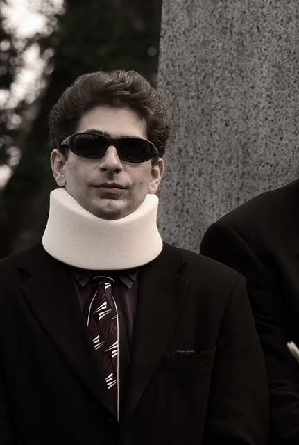 Chris moltisanti neck brace Blank Meme Template