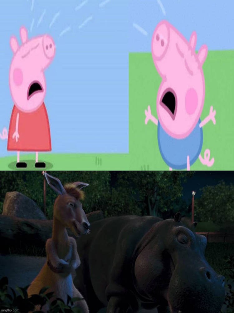 Duke and Eze laugh at Peppa And George Crying? | image tagged in duke and eze laugh at what,deviantart,disney,peppa pig,nick jr,deviantart week | made w/ Imgflip meme maker