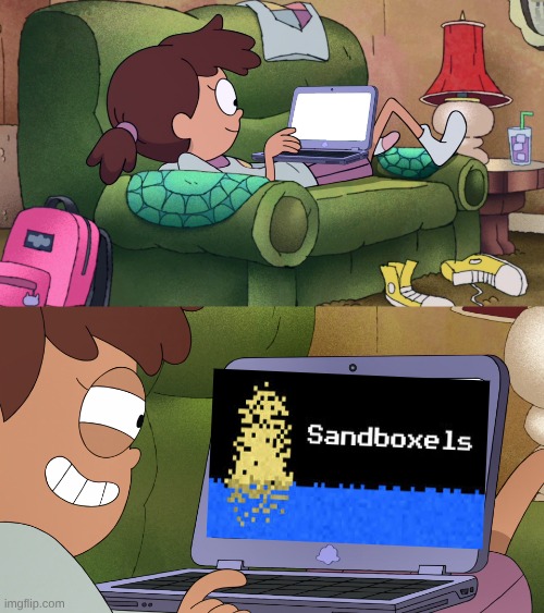 Anne on her laptop | image tagged in anne on her laptop | made w/ Imgflip meme maker