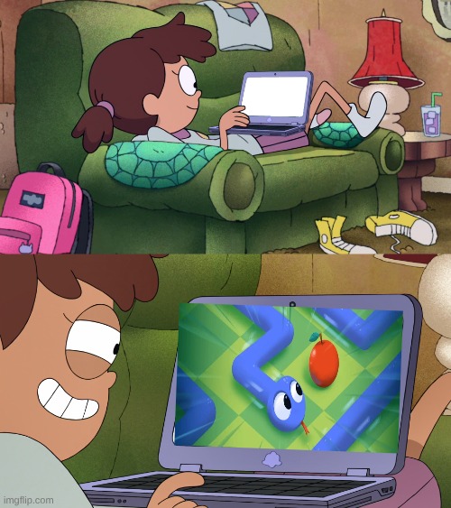 Anne on her laptop | image tagged in anne on her laptop | made w/ Imgflip meme maker