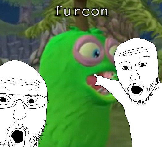 furcon | image tagged in furcorn pog | made w/ Imgflip meme maker