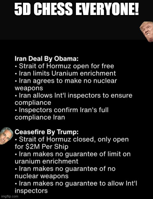 5D chess | 5d chess everyone! | image tagged in iran,middle east,maga,israel,trump,nevertrump | made w/ Imgflip meme maker