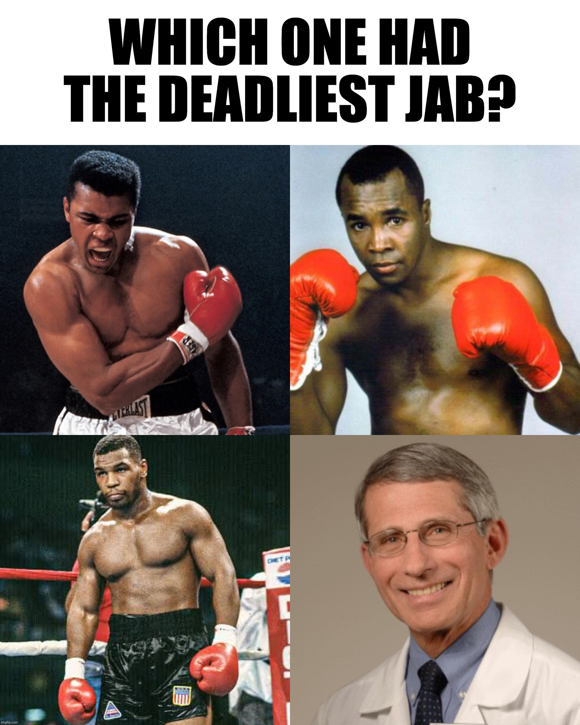 Deadly Jab | Which one had the deadliest jab? | made w/ Imgflip meme maker