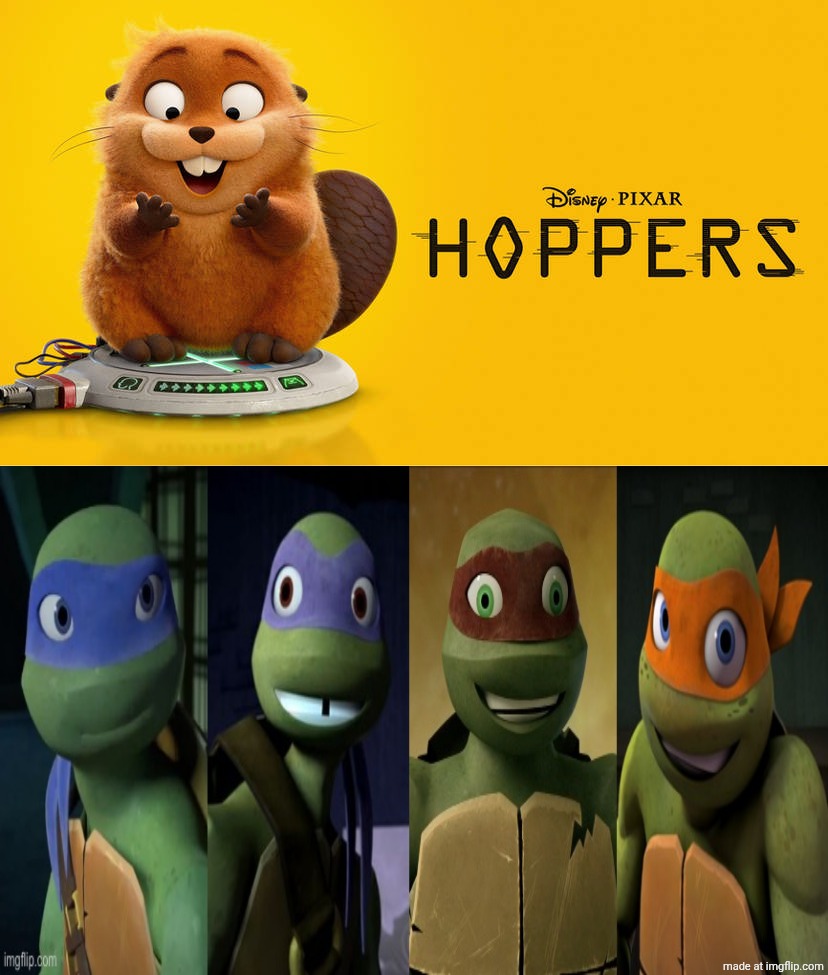2012 Turtles Loves Hoppers (2026) | image tagged in who loves hoppers 2026,deviantart,disney,pixar,tmnt,nickelodeon | made w/ Imgflip meme maker